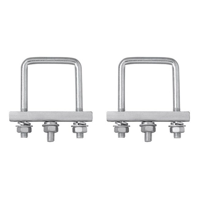 ProPlus U-beugel voor neuswielklem - vierkant - thermisch verzinkt - 60 mm - 2 stuks