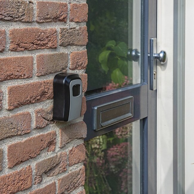 ProPlus Sleutelkluis - Cijfercombinatie - Weerbestendig - 11.5 x 9.5 x 4 cm - Zwart/Grijs