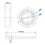 ProPlus Kegellager - Conisch - Ø 52 x Ø 25 x 16.3 mm - Voor gecombineerde belasting