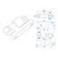 ProPlus Bordscharnier set - duurzaam en eenvoudig te bevestigen - 90 x 25 mm