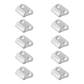 ProPlus Afspanhaak met montagegaten - 29 x 23 x 12 mm - set van 10 stuks