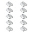 ProPlus Afspanhaak met montagegaten - 29 x 23 x 12 mm - set van 10 stuks