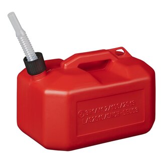 Pro Plus Jerrycan 10L - Kunststof, Rood, UN-gekeurd, Veilig & Compact