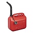 ProPlus Jerrycan - 10 liter - kunststof - rood - UN-gekeurd - antioverlooptrechter