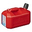 ProPlus Compacte jerrycan - 5 liter - kunststof - rood - UN-gekeurd - laag model