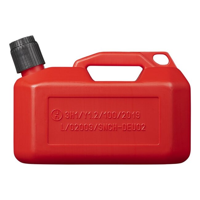 ProPlus Compacte jerrycan - 5 liter - kunststof - rood - UN-gekeurd - laag model