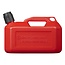 ProPlus Compacte jerrycan - 5 liter - kunststof - rood - UN-gekeurd - laag model