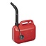 ProPlus Jerrycan - 5 liter - kunststof - rood - UN-gekeurd - antioverlooptrechter - zichtvenster