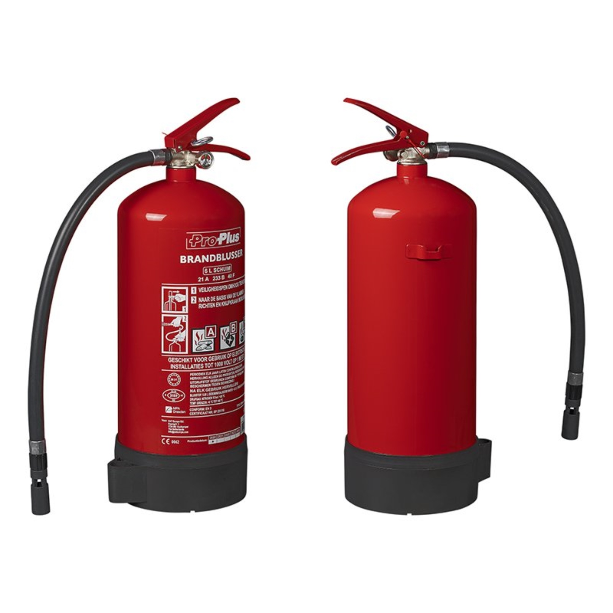 Pro Plus Brandblusser 6L AB F schuim NL + manometer 2Cheap