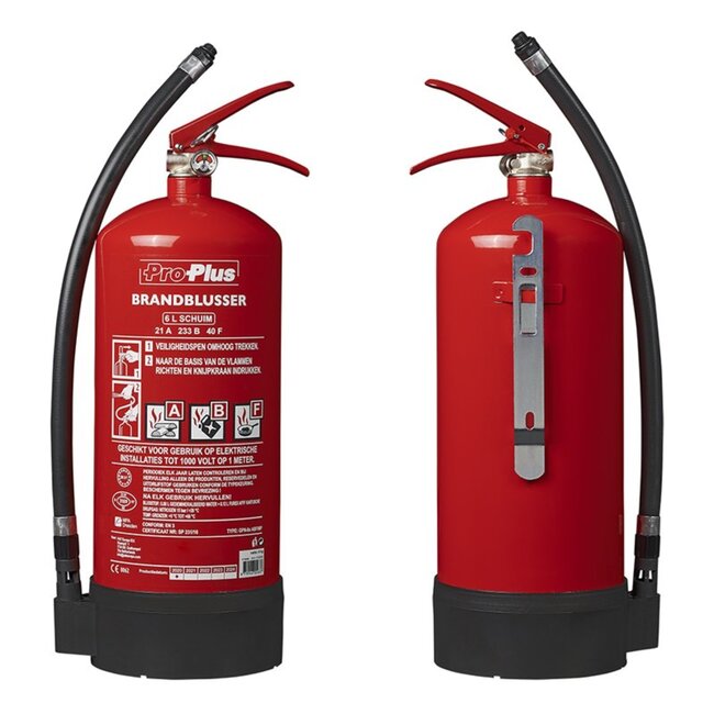 ProPlus Brandblusser - Schuim - ABF - 6 kg - Vorstbestendig - Voor auto, boot, caravan