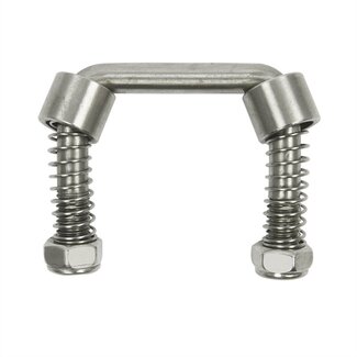ProPlus Sjorbeugel met veer - RVS - 800 kg trekkracht - 70 mm