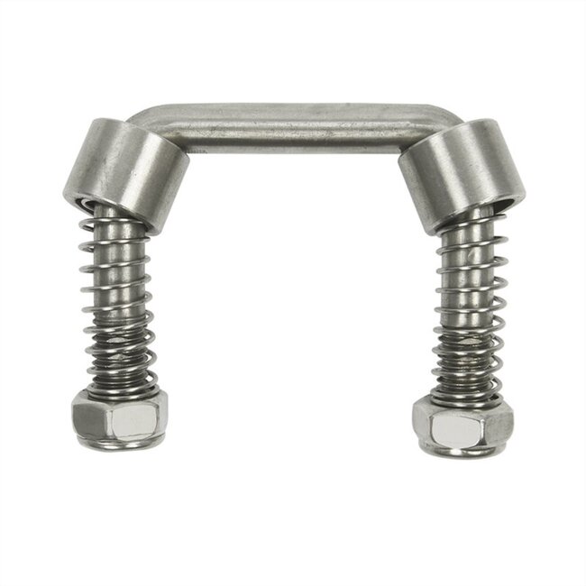 ProPlus Sjorbeugel met veer - RVS - 800 kg trekkracht - 70 mm