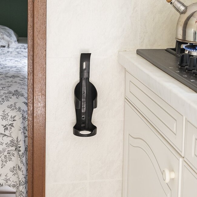 ProPlus Wandhouder voor brandblusser - 750 ml - zwart - duurzaam en eenvoudig te monteren