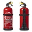 ProPlus Brandblusser met manometer - poeder - brandklasse ABC - 2 kg - vorstbestendig - geschikt voor voertuigen en boten