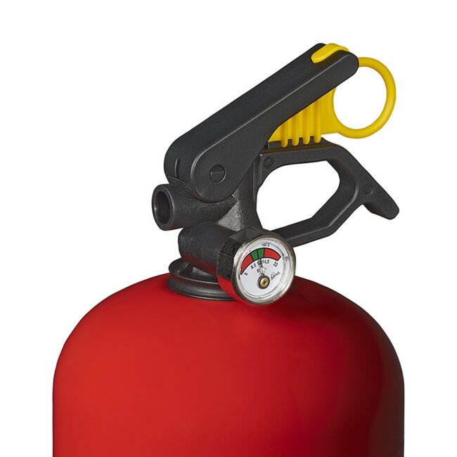 ProPlus Brandblusser met manometer - poeder - brandklasse ABC - 2 kg - vorstbestendig - geschikt voor voertuigen en boten
