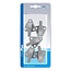 ProPlus Set touwhaken - kunststof - met oog - 48 x 45 mm - 5 stuks
