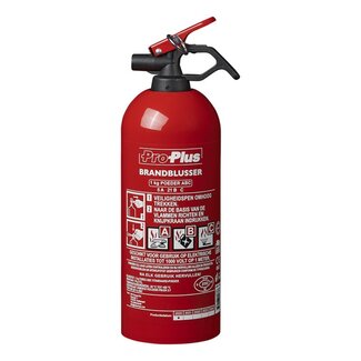 Pro Plus Brandblusser - Poeder - Brandklasse ABC - 1 kilo