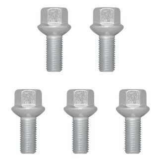 ProPlus Wielbouten - M12 x 1.5 mm - Bolconisch - 44 mm - Set van 5 stuks ProPlus Wielbouten - M12 x 1.5 mm - Bolconisch - 44 mm - Set van 5 stuks