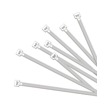 ProPlus Kabelbinderset - 200 x 3,5 mm - 100 stuks - Wit - Hoge treksterkte - Weerbestendig