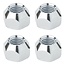ProPlus Wielmoer set - M12 x 1.5 mm - Conisch - 14 mm lengte - 4 stuks