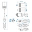 ProPlus Verlengkabel met USB lader - 2-weg - 1 meter - 12/24V - Snelle oplading