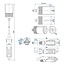 ProPlus Verlengkabel met 2-weg USB lader - 1 meter - 12/24V - Snelle oplading