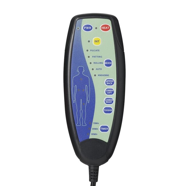 ProPlus Massage- en verwarmingskussen - 5 programma's - 3 warmtestanden - 12V - 2-in-1