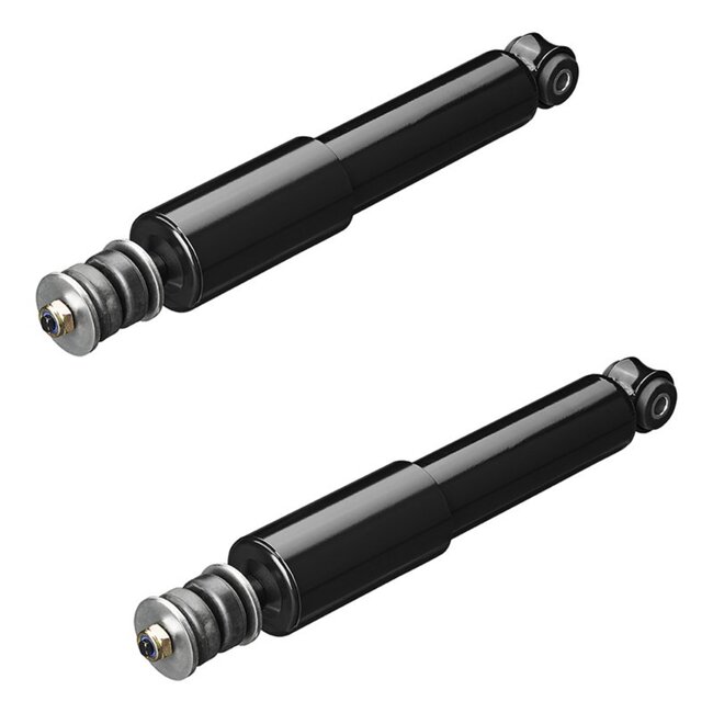 ProPlus Schokdempers - verstelbare lengte 250-340 mm - set van 2 - zwart