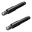 ProPlus Schokdempers - verstelbare lengte 250-340 mm - set van 2 - zwart