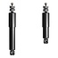ProPlus Schokdempers - verstelbare lengte 250-340 mm - set van 2 - zwart