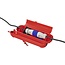 Pro Plus Veiligheidsbox voor CEE Stekkerverbindingen met Hangslot - IP44 - Ø 9 x 37 cm - Rood
