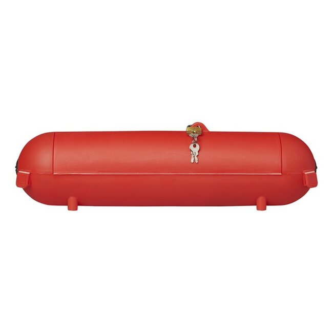 ProPlus Veiligheidsbox voor CEE stekkers - spatwaterdicht - met hangslot - Ø 9 x 37 cm - rood