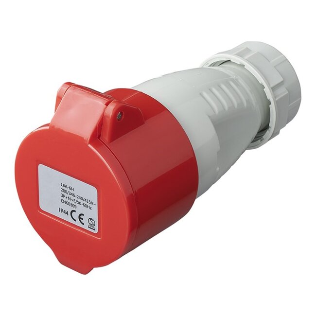 ProPlus 5-polige krachtstroom contrastekker - 16A - IP44 - 6400W - 400V
