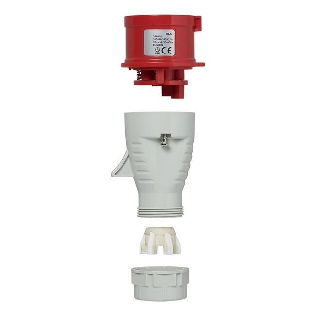 ProPlus 5-polige krachtstroomstekker - 16A - IP44 - 6400W