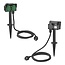 ProPlus Dubbele tuincontactdoos - 2-voudig - 2 meter kabel - IP44 - 3680W vermogen