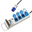 ProPlus Stekkerdoos - 10 meter - 3 stopcontacten - 2 USB - aardlekschakelaar - stroomonderbreker