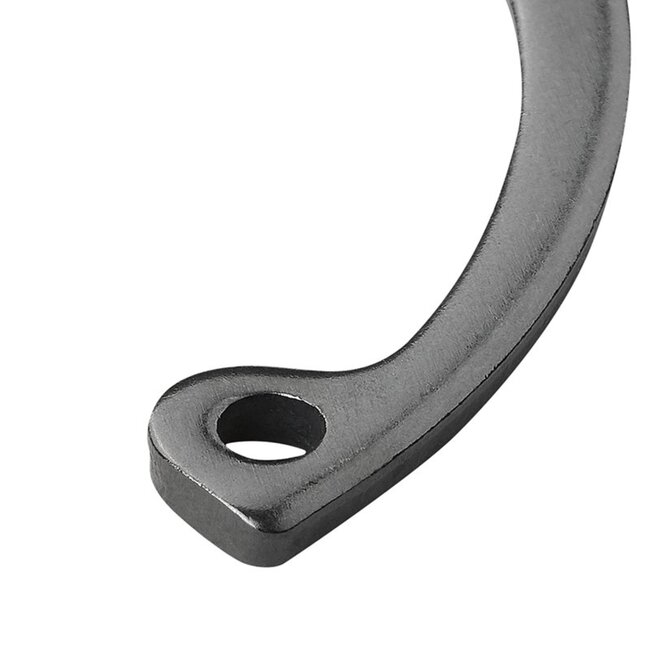 ProPlus Zwarte huisborgring - verenstaal - Ø 60 mm - veelzijdig borgelement