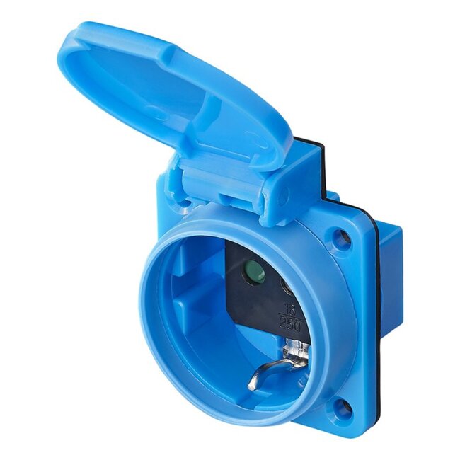ProPlus Inbouw stopcontact - Schuko - 16A - IP44 - Voor camper en caravan