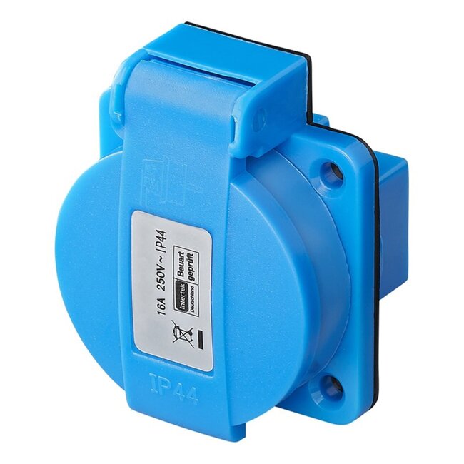 ProPlus Inbouw stopcontact - Schuko - 16A - IP44 - Voor camper en caravan