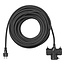 ProPlus Drievoudige stekkerdoos - 25 meter - IP44 - H07RN-F kabel - 3680W