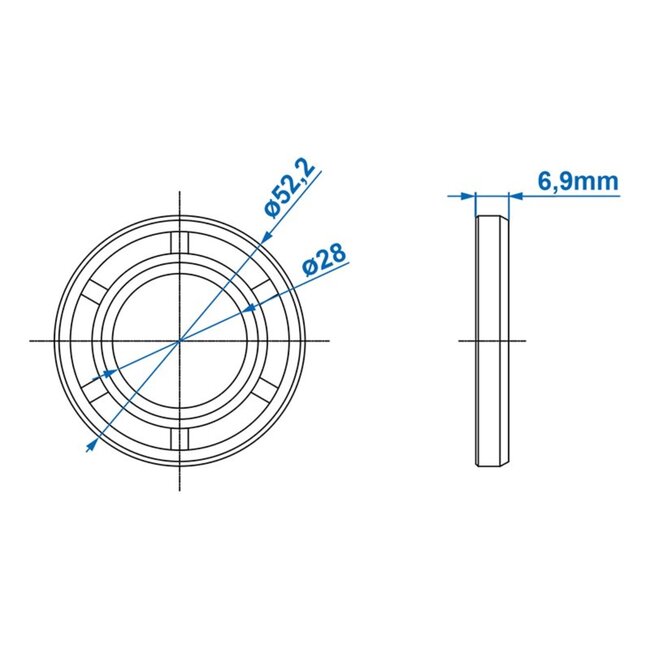 Luchtcompressorafdichting voor pads, 10 sets rubberen en metalen Luchtcompressorafdichting voor pads, 10 sets rubberen en metalen