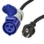 ProPlus Verloopkabel - 150 cm - Schuko naar CEE - 3 x 2,5 mm² - IP44