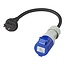 ProPlus Verloopkabel - 40 cm - Zwitserse stekker naar CEE - 3 x 2.5 mm² - IP44