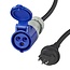 ProPlus Verloopkabel - 40 cm - Zwitserse stekker naar CEE - 3 x 2.5 mm² - IP44