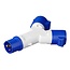 ProPlus 2-weg splitter - spatbestendig - 16A - IP44 - 230V - 3-polig