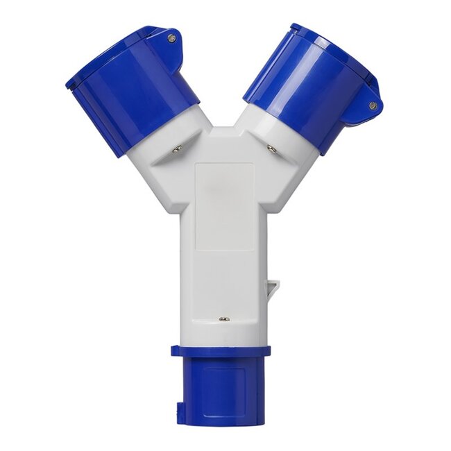 ProPlus 2-weg splitter - spatbestendig - 16A - IP44 - 230V - 3-polig