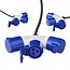 ProPlus Verloopkabel - 3 weg - 150 cm - Schuko naar 3 CEE - IP44 - 3x2.5 mm²