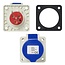 ProPlus Wandcontactdoos opbouw - 16A - IP44 - 230V - 3-polig - Spatbestendig