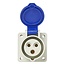 ProPlus Wandcontactdoos opbouw - 16A - IP44 - 230V - 3-polig - Spatbestendig