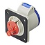 ProPlus Wandcontactdoos opbouw - 16A - IP44 - 230V - 3-polig - Spatbestendig